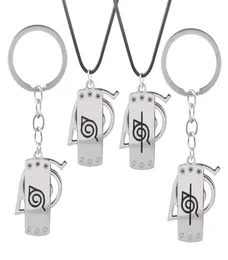 Shippuden Uzumaki Hatake Kakashi Konohagakurenosato Stirnband Totem Symbol Logo Legierung Schlüsselanhänger Schlüsselanhänger Anhänger Halskette7095957