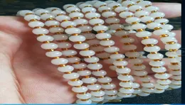 Xinjiang Hetian weiße Jade Perlenkette Lieferung B80121241853