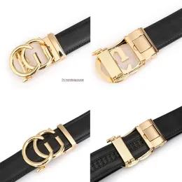 Designer man 3.5CM width Leather Men belts Bronze Buckle Ratchet Waistband Belt with box famous men women gold Buckles luxury Belts