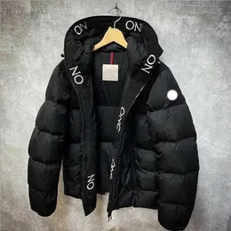 Mäns Maya Jackets Vinter Varma vindtät hatten Down Jacket Shiny Matte Material S-5XL Asiatiska storlek Par Modeller Nya kvinnors kläder Ytterkläder Designer Coat