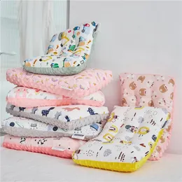 Soft Gauze Baby Pillow Comfortable Doudou velvet pillow For borns Sleep Headrest Breathable Infant Kids 240127
