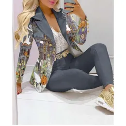 Designer-Damenbekleidung Neues lässiges Damen-Set, Hosenanzüge für Damen, weiße Blazer, modische Business-Damenanzüge, Blazer, Damenanzug, Büro-Damenanzug, Arbeitsjacke, I5O5