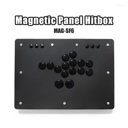 Controller di gioco FunFortress Hitbox Arcade MAG-SF6 Street Fighter 6 Fighting Fightstick Controller Sanwa OBSF-24 30 Per PC/PS3/PS4