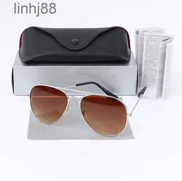 Fabryczny hurtownik z najbardziej sprzedaży okularów przeciwsłonecznych Wysokiej jakości nowi mężczyźni Kobiety Vintage Pilot Brand Sun Glasses Band Uv400 Bans Ben Box i Case 2140 R 55SD