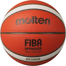 Molten BG3800-Serie Basketball für drinnen und draußen, FIBA-zugelassen, Größe 7, 2-farbiges Design, Modell B7G3800240129