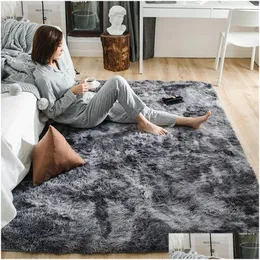 Carpets Gray Carpet For Living Room P Rug Bed Floor Fluffy Mats Antislip Home Decor Rugs Soft Veet Kids Blanket 230923 Drop Delivery Dh31E