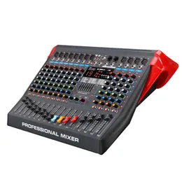 Outros acessórios A/V Outros acessórios Av Cokyis 6812 canais Bluetooth Microfone digital Sound Mixer Console Karaokê profissional O Dhitn