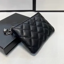 Portamonete Portafoglio di design Moda femminile Portafogli in pelle di caviale Lady Clutch Portafogli Snap Tasca interna con cerniera Borsa da donna di lusso