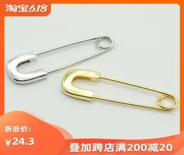 Ambush Clip Paper Pin Net Red Samma örhänge Nail 925 Sterling Silver Personlighet Brosch för män och kvinnor8494991