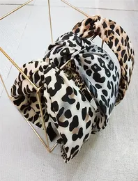 Godness Leopard Headwear Hairband Brand Ed Hair Band Widebrimmed pannband Luxury Wild pannband för kvinnor 1180605