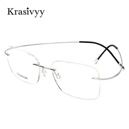 Krasivyy puro sem aro óculos quadro masculino óculos de prescrição alemanha mulher miopia armação óptica screwless eyewear 240126
