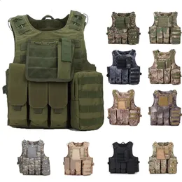 USMC Airsoft Военный тактический жилет Molle Combat Assault Plate Тактический жилет Уличная одежда Охотничий жилет Аксессуары 240125