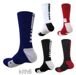 Men Soccer Socks Basketball Long Knee Athletic Professional Elite Fashion Sports Running Sock Calletyns Non-Slip Hosiery YFA933 Uhy0