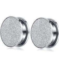 Flesh Tunnel Plug Glitter Glitzer Falso Plug Tunnel Piercing Prata Ouro 420mm jóias do corpo Brinco Orelha parafuso expansor3598523