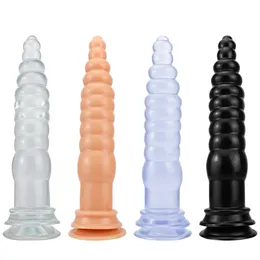 Seks Ürün Büyük Boy Anal Fiş Dildos Erotikbutt Yumuşak Penis Dilatör Uzun Dick Mastürbator Oyuncakları Kadınlar ve Erkekler 240130