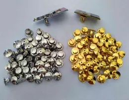 Goldsilver per il club di polizia militare Gioielli Hatbrass Backing Blocking Pin Keepers Backs Savers Thoughs Locks Nessun strumento richiesto Clutc3680994