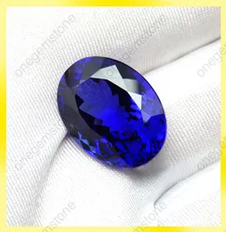 Saphirfarbener Stein von höchster Qualität, 10 x 8 mm, ovale Form, loser Edelstein299D3189209