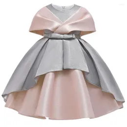 فتاة الفتاة Modx Baby Girls Princess Dress Kids Birthday Wedding Suits Assial Costume Flower Teenage Clothing 3-10 Years