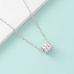 قلادة صغيرة الخصر قلادة سيراميك مصمم مجوهرات سلسلة مرعوبة الماس الماس الماس المرصوفة