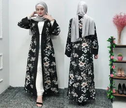 2019 ISHOWTIENDA Brand Summer Muslim clothes Muslim Women Long Maxi Dress Robe Abaya Islamic Flower Dubai Cardigan Ramadan S2XL8508696