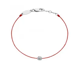 B01001F linha de linha vermelha feita à mão corda artesanal pulseiras pulseiras para mulheres presente de aniversário joias y11198503576