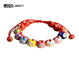 2021 Lucky Cat Armband Ethno-Strang-Stil Keramik Soft Pottery Modeschmuck Damen Ketten Accessoires52269983560653