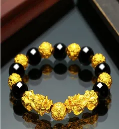 新しいSpringsummer 2020 Shajin Mythical Wild Animal Real Hand Kylin Bracelet Lovers Black Yao Pi Qiu Men and Women Pi Xiu Bead 8423504