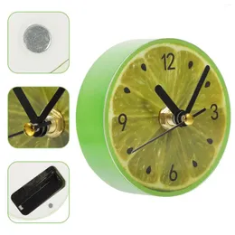 Wall Clocks Agarraderas Para Refrigerador Fridge Clock Magnet Decorations Fridgerator Refrigerator Stickers