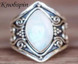 European Fashion Big Stone Ring für Frauen Männer PinkPurpleWhite Gem Ehering Punk Party Schmuck US Größe 511 anel masculino1950682397898