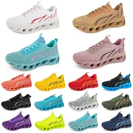 Gai Men Women Running Shoes Trainer Triple Black White Red Yellow Green Green Peach Teal Purple Orange Light Pink Treasable Shies Sneakers اثنان وعشرون