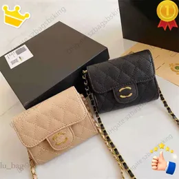 Ch Designer Wallet Bag Shop 90% Fabrik Hot Großhandel Mini ANELS Geldbörse Kette Single Shoulder Umhängetasche mit Geschenkbox ain