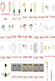 2021 New Style 100 925 Sterling Silver Bear Fashion Trend Classic Ladies Earrings Pierced Jewelry Factory Direct S3914835