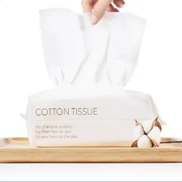 Asciugamano per il viso usa e getta da 100 pezzi Asciugamano per il viso pulito in cotone Rimuovi il tessuto per il lavaggio dell'asciugamano per il trucco 240127