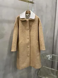 Women's Jackets Coil Wool Coat Double Collar Design In The Pursuit Of Simplicity On Basis A Slightly Enhanced Sense Hierarchy