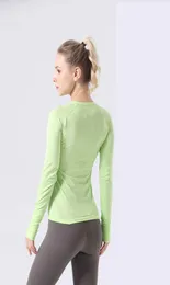 Yogaworld Abbigliamento Donna Top Tees TShirt tuta da donna Maglietta a maniche lunghe Running Swiftly Tech Top Sport Fitness traspirante5233267