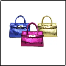 2019New Candy Color Kids Tote Bag Stylish Child Handbag Designer Kid Girl Purses Shoulder bags Fashion Children Handbags Mini Baby2179077