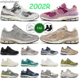 2002r Rain Cloud Protection Pack Sports Shoes 남성 여성 캐주얼 스니커 핑크 팬텀 여름 흑백 바다 소금 크기 36-45