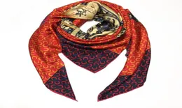 Whole new design women039s square scarf 100 silk good quality print The horse pattern size 130cm 130cm6466285