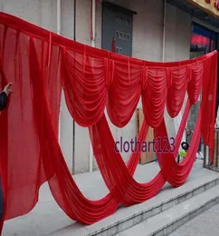 6 m di larghezza festoni decorazione di stilista di nozze per fondale tenda per feste celebrazione palcoscenico 20 piedi di larghezza tende per fondale bellissimo design b5987086