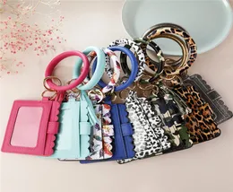 26 Stil Tassel Keychain Bilezik PU Deri Bileklik Leopar Yılan Snake Cüzdan Bileklik Keyasyon Tutucu Parti Jj7108274694