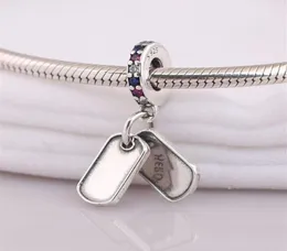 Charms dingle originali 925 sterling silver passar diy stil smycken armband hjälte hund tagg 797659czrmx h826173201339