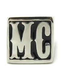 4pcs lot Size 814 Motorbiker MC Cool Ring 316L Stainless Steel Fashion Jewelry Selling Biker Style MC Ring276l9779224