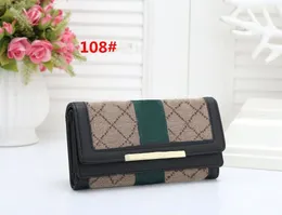 Ophidias Wallet cardholder Vintages Women Long Wallet with Green Red Stripe hasp Pocket Credit Coin Purse Women Card Holder Women Bag Purses Men Cards Coins Bag