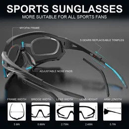 Nowy styl X-Tiger Nowe okulary rowerowe MTB Rower Protection Eyewear Rybelghing Sports Mężczyzn Kobiet 5 obiektywu spolaryzowane okulary przeciwsłoneczne Słynne marka