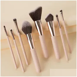 Makeup Brushes /Set Set For Cosmetic Foundation Powder B Eyeshadow Kabuki Blending Good Quality Make Up Brush Cosmetics Drop Delivery Ot586