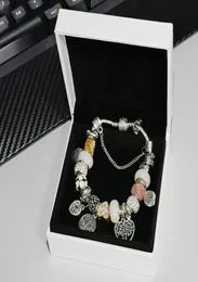 925 Silver Plated Tree of Life Bendant Charms Set Pox Original Box لسلسلة DIY Beads Charm Bracelets for Women Girls6575555