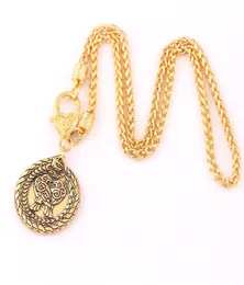 새로운 디자인 골동품 실버 골드 북유럽 바이킹 용 동물 부적 Wicca Viking Wheat Chain Neckalce7713458