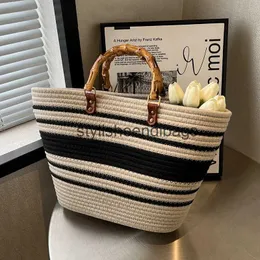 Totes Frauen Mode Böhmen Stil Strandtasche Bast Rattan Urlaub Handtasche und Urlaub Hut Anzug Weben Stroh Sommer Casual ToteH24219