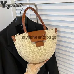 Totes Sommer Frauen Reise Stroh Taschen Rattan Schulter Crossbdoy Tasche Handarbeit Gewebt Strand Tasche Weibliche Große Kapazität Sattel Handtaschen ToteH24219