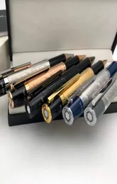 2021 caneta limitada edição especial marca caneta série andy warhol relevos barril luxo esferográfica conjunto caixa de presente recargas de pelúcia bolsa8014677